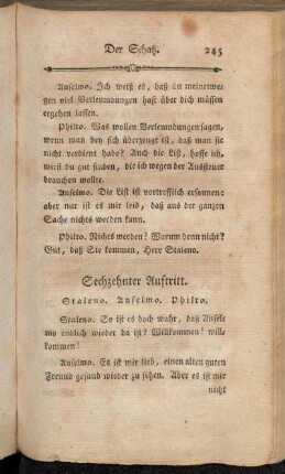 Sechzehnter Auftritt. - Achtzehnter Auftritt.