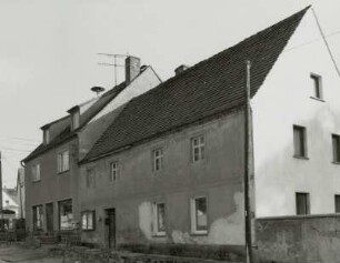 Kobershain. Ehemaliger Dreiseithof, Nr. 34. Straßenansicht des Wohnhauses