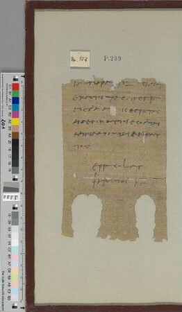 Fragment eines Zenon-Papyrus