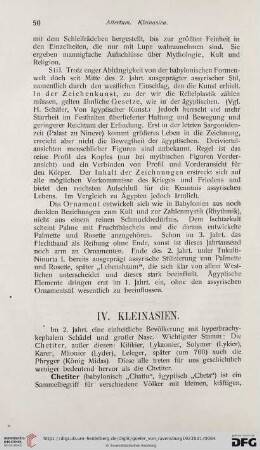 IV. Kleinasien
