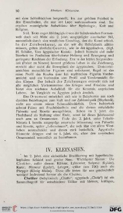 IV. Kleinasien