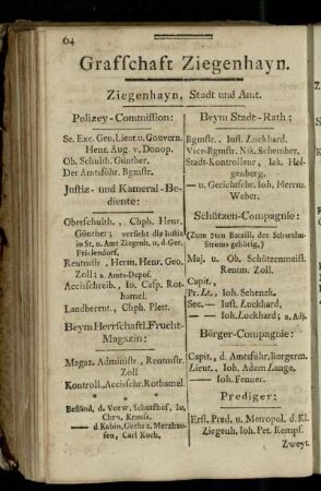 Grafschaft Ziegenhayn