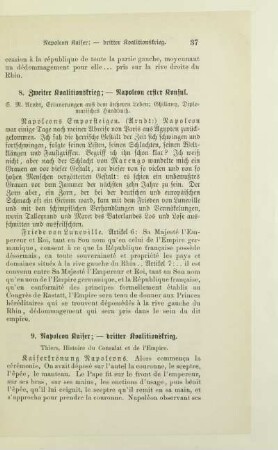 9. Napoleon Kaiser; -Dritter Koalitionskrieg