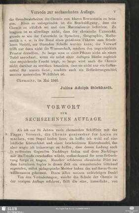 Vorwort zur sechszehnten Auflage.
