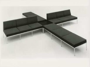 Anbauprogramm Sessel "Mod. 16 / 35", Hocker "16 / 37" und Tisch "Mod. 41 / 11" von Ernst Moeckl
