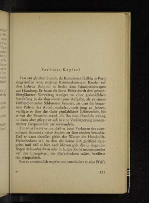 Sechstes Kapitel