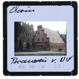 Chorin, Kloster : Nordwestansicht Fassade Brauerei