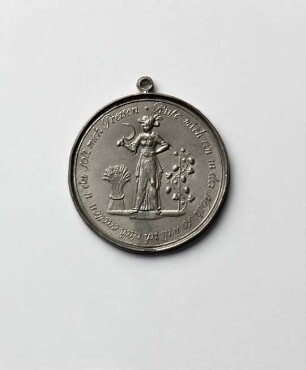 Medaille des Medailleurs I. M. O. auf die Hungersnot 1816/1817 und den Erntesegen 1817 im Königreich Württemberg
