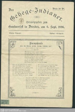 Der Gehege-Indianer
