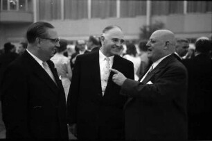Freiburg: Dr. Heuss, Minister Haußmann, Regierungspräsident Dr. Waeldin