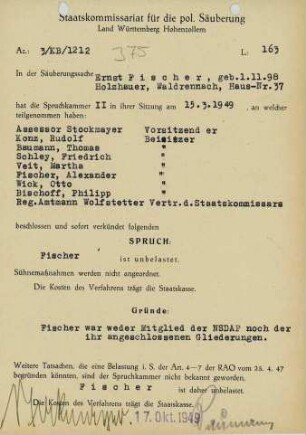 Fischer, Ernst