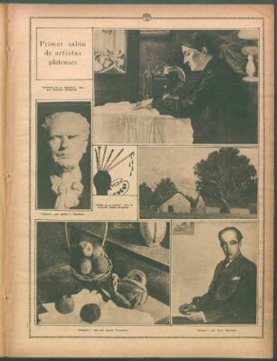 Primer salón de artistas platenses