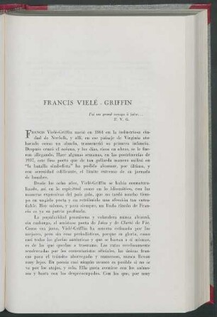 Francis Vielé-Griffin