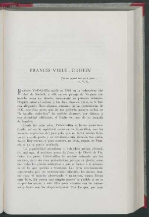 Francis Vielé-Griffin