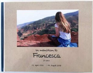 Erinnerungsalbum "In memoriam to Francesca"