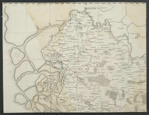 Theil von Holstein (Tönningen) [Tönning] [Topographisch-militairische Charte von Teutschland]