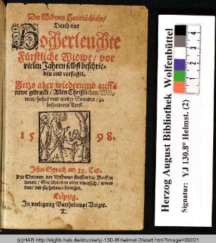 Der Widwen Handbüchlein