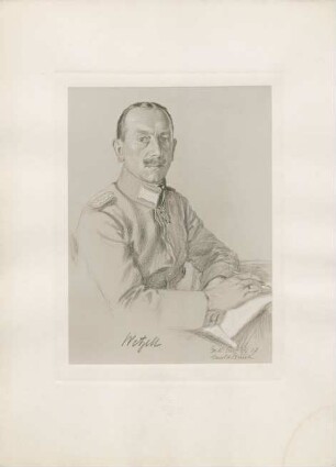 [Bildnis Georg] Wetzell