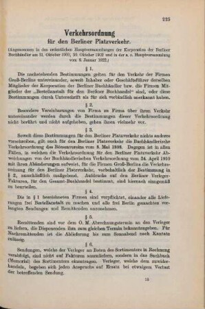 Verkehrsordnung für den Berliner Platzverkehr