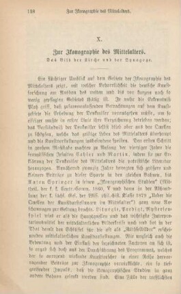 118-125 Zur Ikonographie des Mittelalters : Das Bild der Kirche und der Synagoge