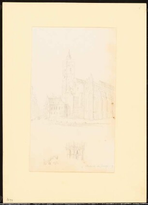 Oberkirche, Frankfurt/Oder: Perspektivische Ansicht, Detail