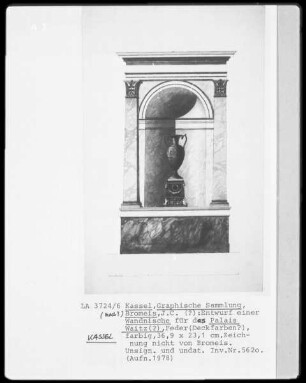 Kassel & Entwurf für das Palais Waitz?