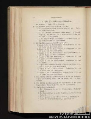 3. Die Fortbildungs-Schulen.