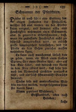Schwamm der Pferdknien – Rappen- Grind- oder Feigwarzen
