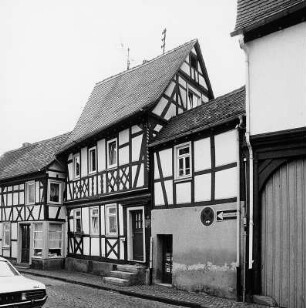 Fachwerkwohnhaus; Babenhausen, Marktplatz 3