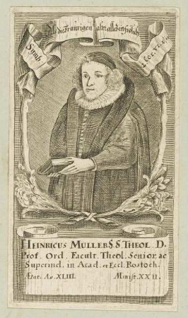 Bildnis des Heinricus Muller