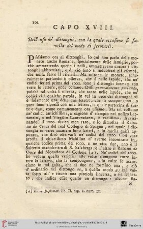 Capo XVIII