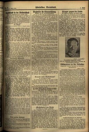 Zweite Ausgabe vom Mittwoch, den 06. März 1935.