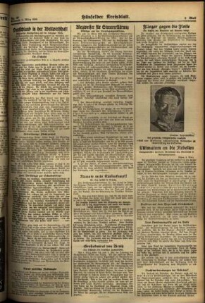 Zweite Ausgabe vom Mittwoch, den 06. März 1935.