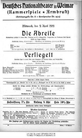 Die Abreise