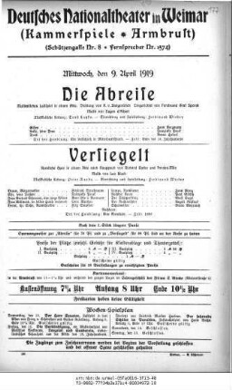 Die Abreise