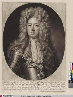 His Excellency John, Duke of Marlborough