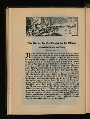 Das Werden des Durchbruchs am 24. Oktober. (Schlacht bei Tolmein und Flitsch.)
