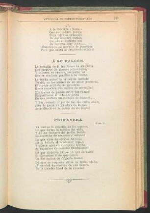 Á su balcón.