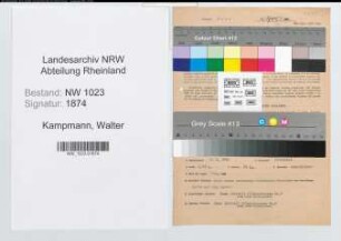 Entnazifizierung Walter Kampmann , geb. 03.05.1890 (Architekt)