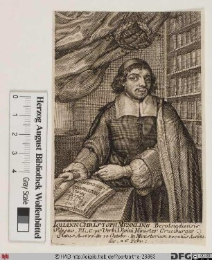 Bildnis Johann Christoph Männling (Mennling)