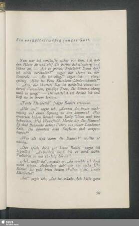 Ein verhältnismäßig junger Gott