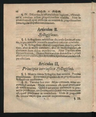 Articulus II. Syllogismus