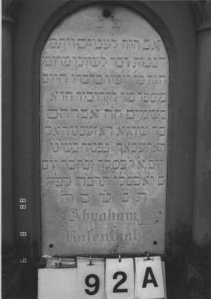 Grabstein 92A