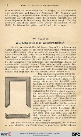 XV. Kapitel