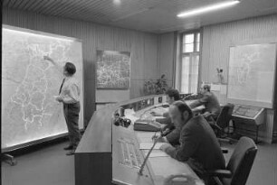 Funkzentrale der Landespolizeidirektion Karlsruhe im Regierungspräsidium