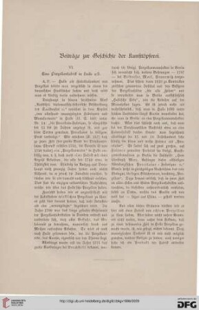 Beiträge zur Geschichte der Kunsttöpferei, [6]: Eine Porzellanfabrik in Halle a/S.