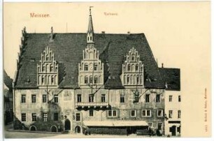 Meißen. Rathaus mit Ratskeller