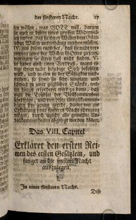 27-37, Das VIII. - X. Capitel