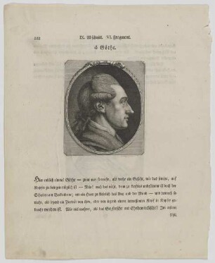 Bildnis des Johann Wolfgang von Goethe