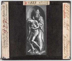 Meister von Flémalle (Robert Campin): Trinität. Frankfurt (Stoedtner-Nr. 11541)